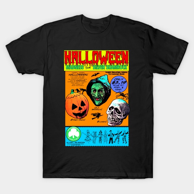 Halloween Madness from Silver Shamrock T-Shirt by UnlovelyFrankenstein